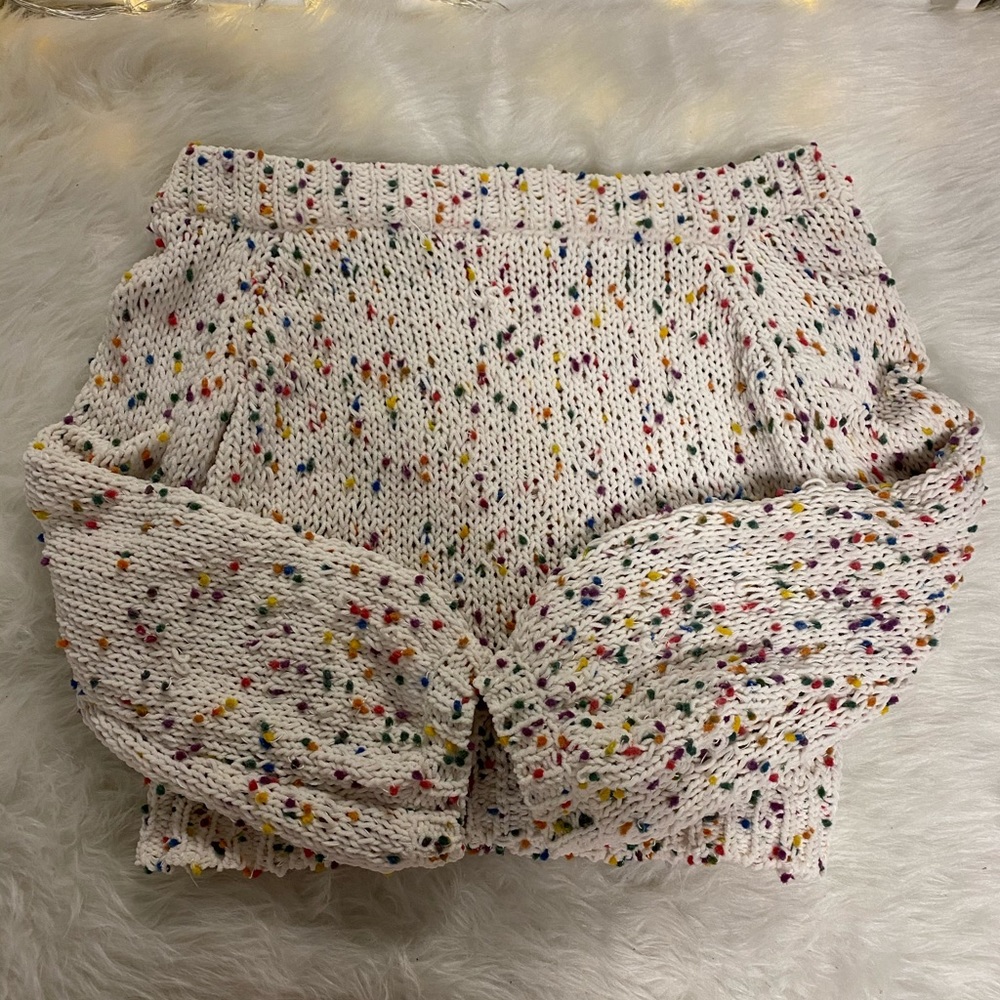 Popcorn confetti sweater